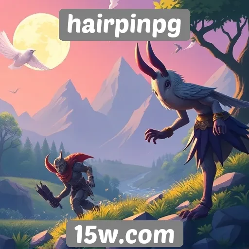 Navegando pelo catálogo de jogos do hairpinpg